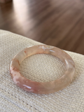 Cherry Blossom Pink Agate Bangle